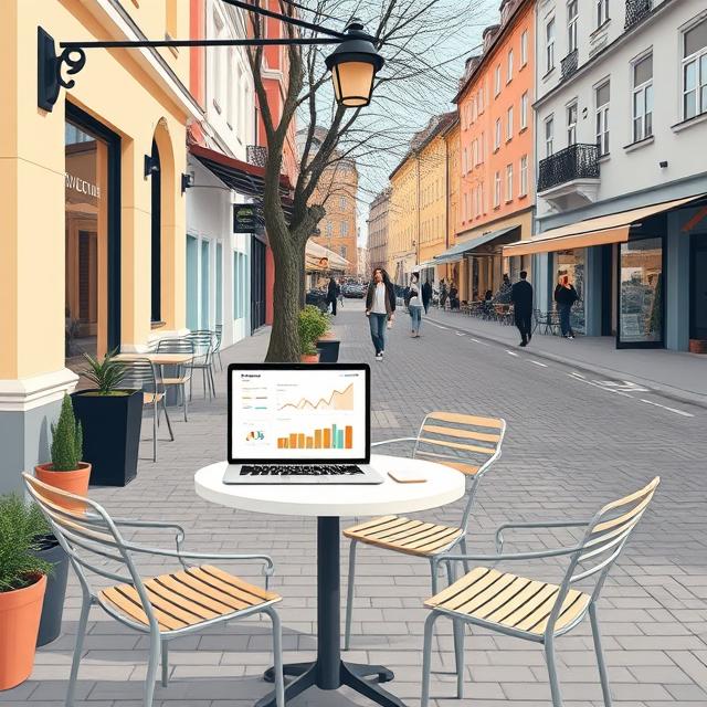 Dashboard för webbanalys som visar trafik, konverteringar och användarbeteende